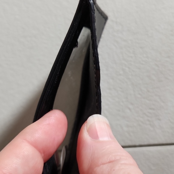 Nine West credit card keychain ID holder black silver - Picture 3 of 5